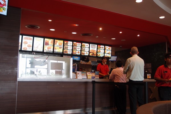 Cashier at Carl's Jr. Mega Bangna