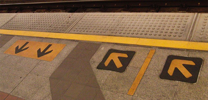 Arrows on the BTS
