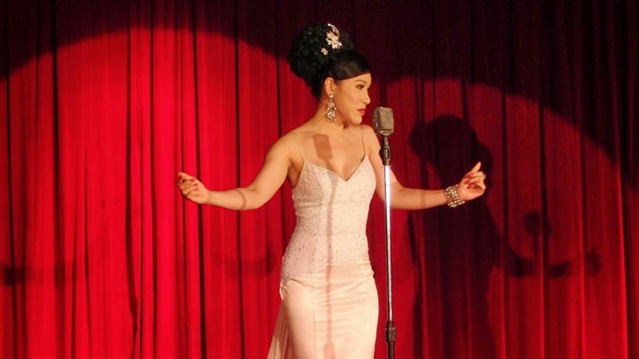 A ladyboy performer in Calypso Cabaret