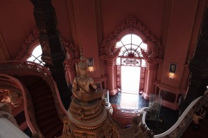 View from the top of the main stairs