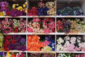 Fake flower shop at Chatuchak