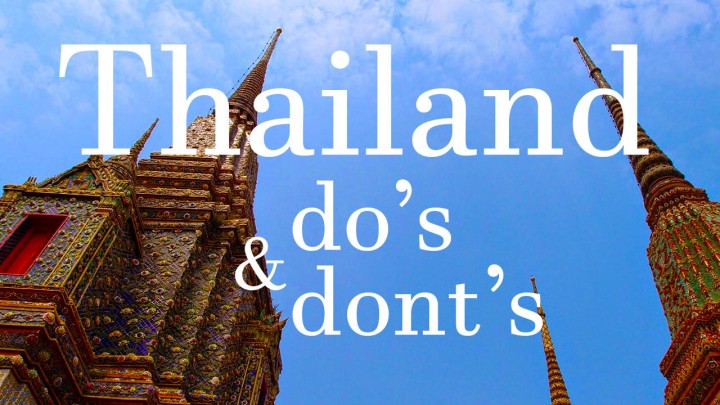 Thailand dos and donts
