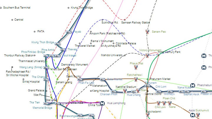 Where to find maps for public transportation in Bangkok? | Bangkok Has You