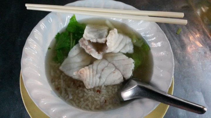 Boiled Rice with Fish